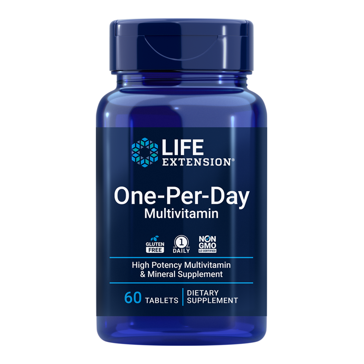 Life Extension One Per Day Multiple Tablets - 60 Tablets