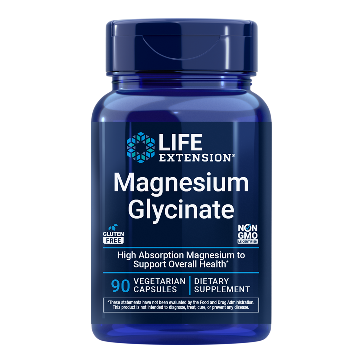 Life Extension Magnesium Glycinate - 90 Vegetable Capsules