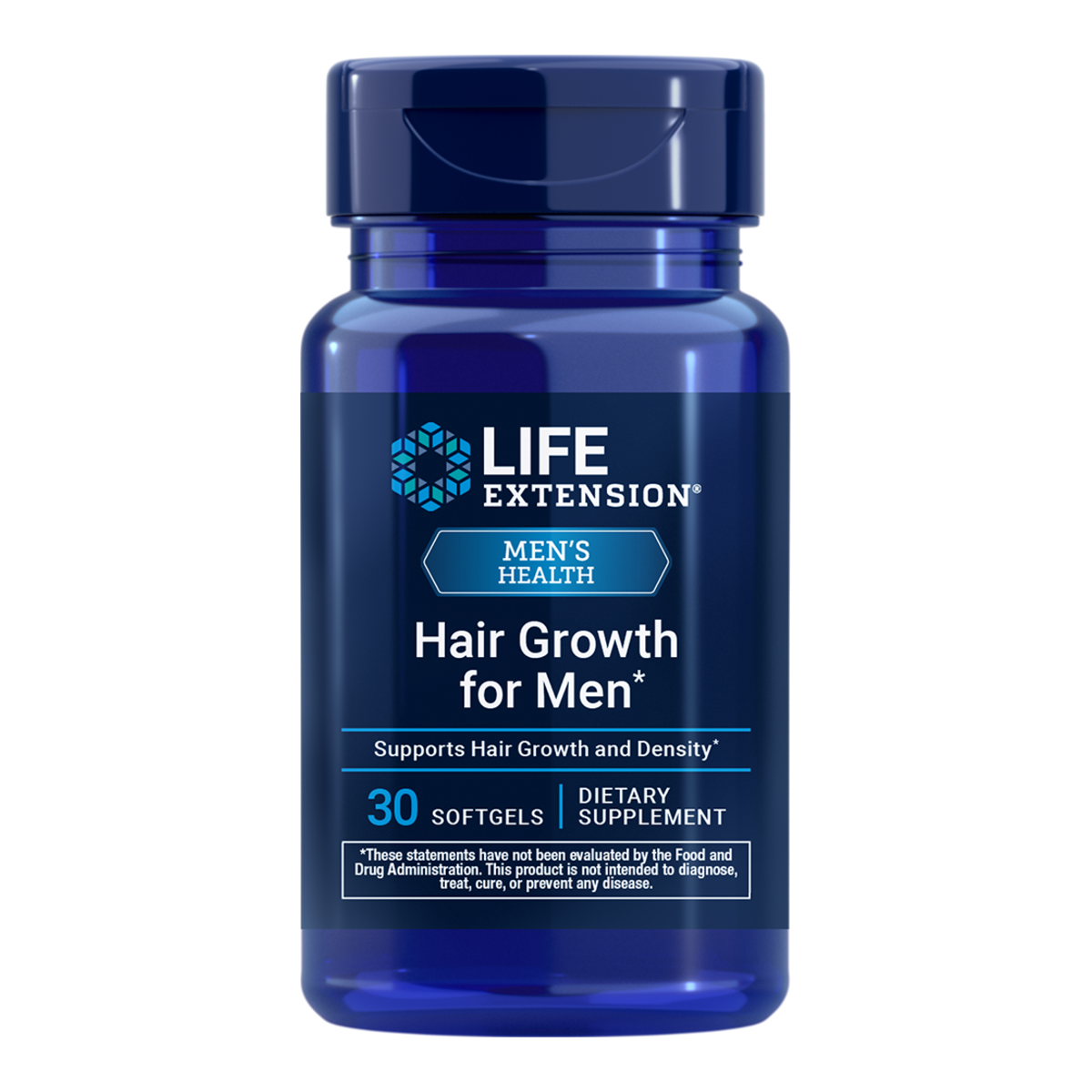 Life Extension Hair Growth for Men - 60 Capsules