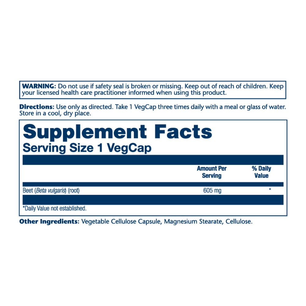 Solaray Beet Root 605mg