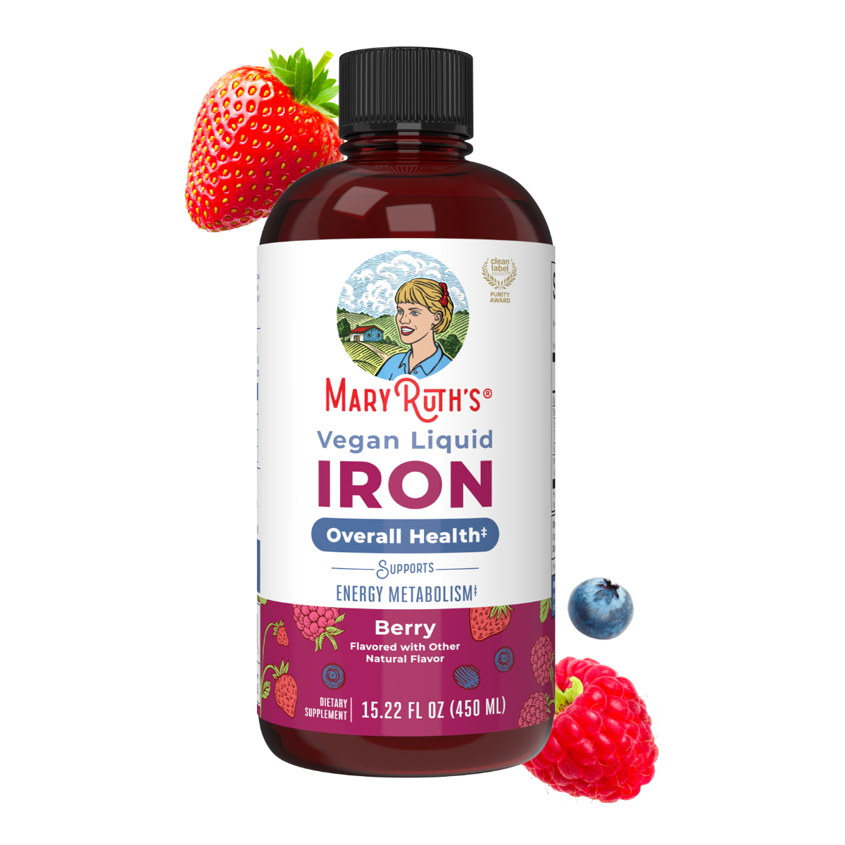 MaryRuth Organics Liquid Iron Berry
