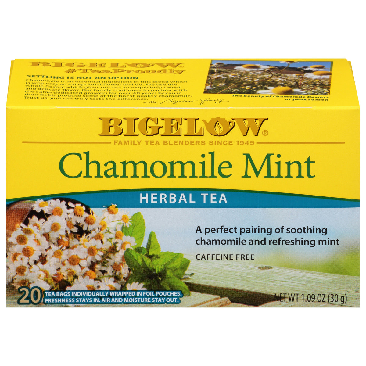 Bigelow Chamomile Mint Herbal Tea