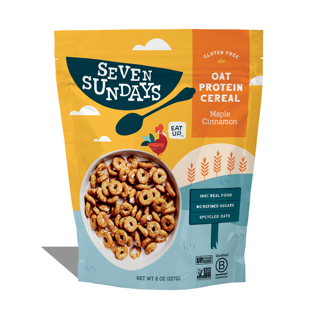 Seven Sundays Maple Cinnamon Oat Protein Cereal 8 oz