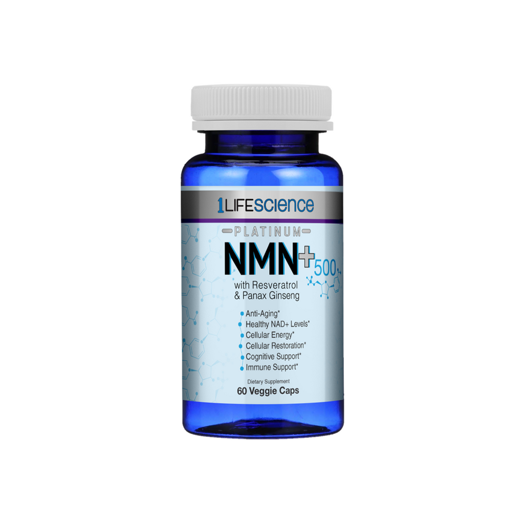 1 Life Science NMN 500+ Platinum 500 mg - 60 Capsules
