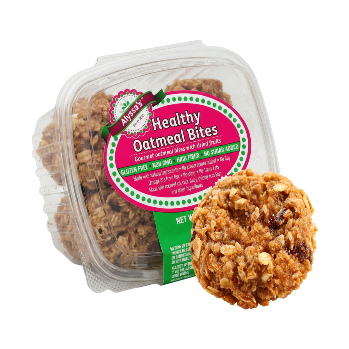 Alyssa's Healthy Oatmeal Bites - 6 oz
