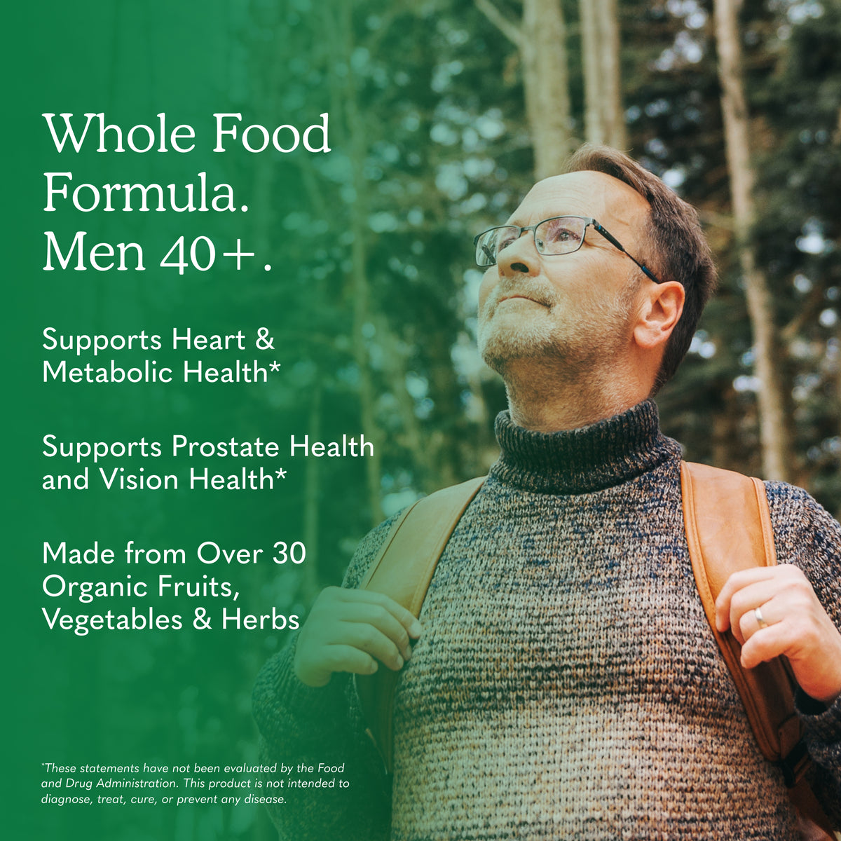 Garden of Life Organics Men's Multi 40+ - Key Benefits