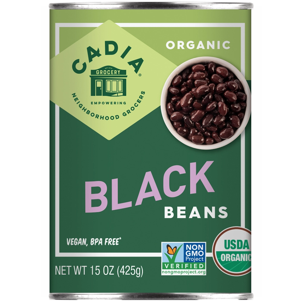 Cadia Organic Canned Black Beans