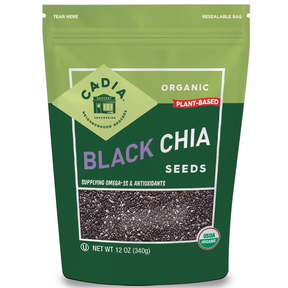 Cadia Organic Black Chia Seeds