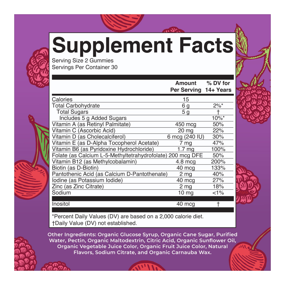 MaryRuth Organics Organic Men's Multivitamin Gummies