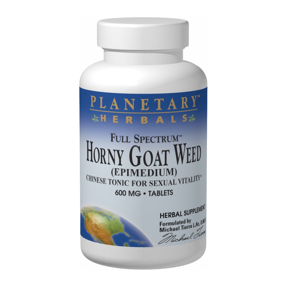 Planetary Herbals Horny Goat Weed, Full Spectrum, 1200 mg