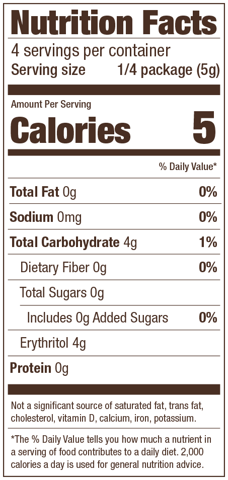 Simply Delish Raspberry Jel - Supplement/Nutrition Facts