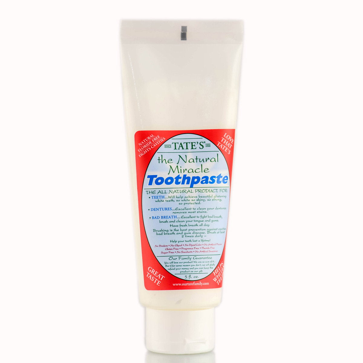 Tate's The Natural Miracle Toothpaste 5 fl oz
