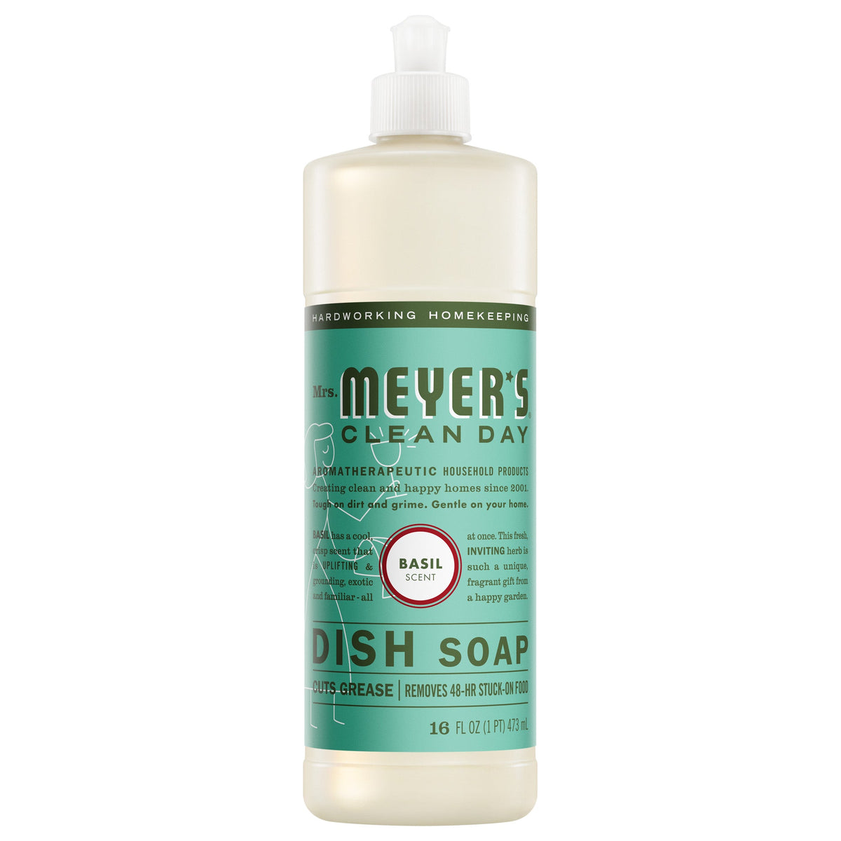 Mrs. Meyer's Clean Day Basil Dish Soap