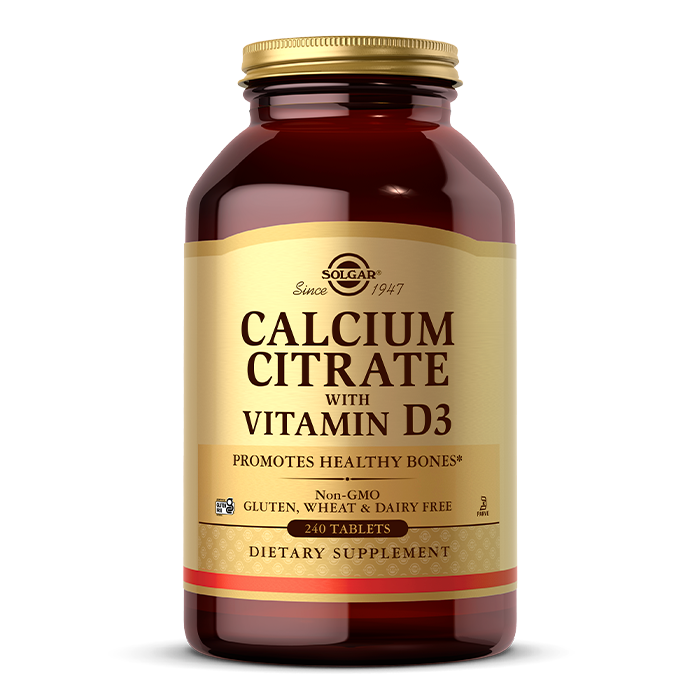 Solgar Calcium Citrate 250mg - 120 Tablets