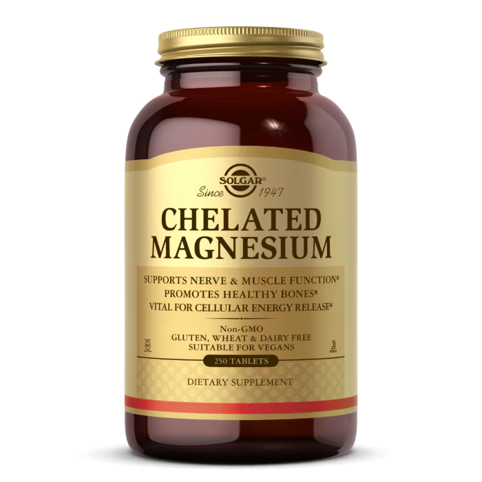 Solgar Chelated Magnesium - 250 Tablets