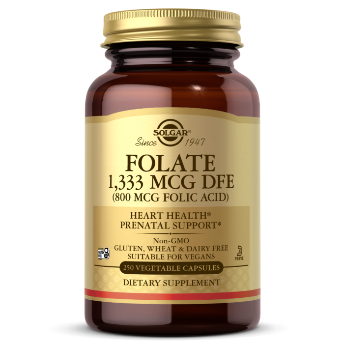 Solgar Folic Acid 800mcg - 250 Capsules