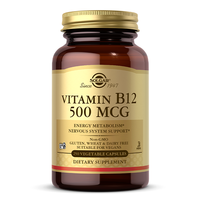 Solgar Vitamin B12 500mcg - 250 Tablets
