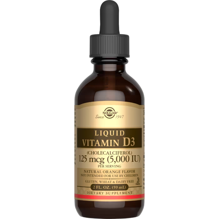 Solgar Vitamin D3 5000IU Liquid - 2 fl oz