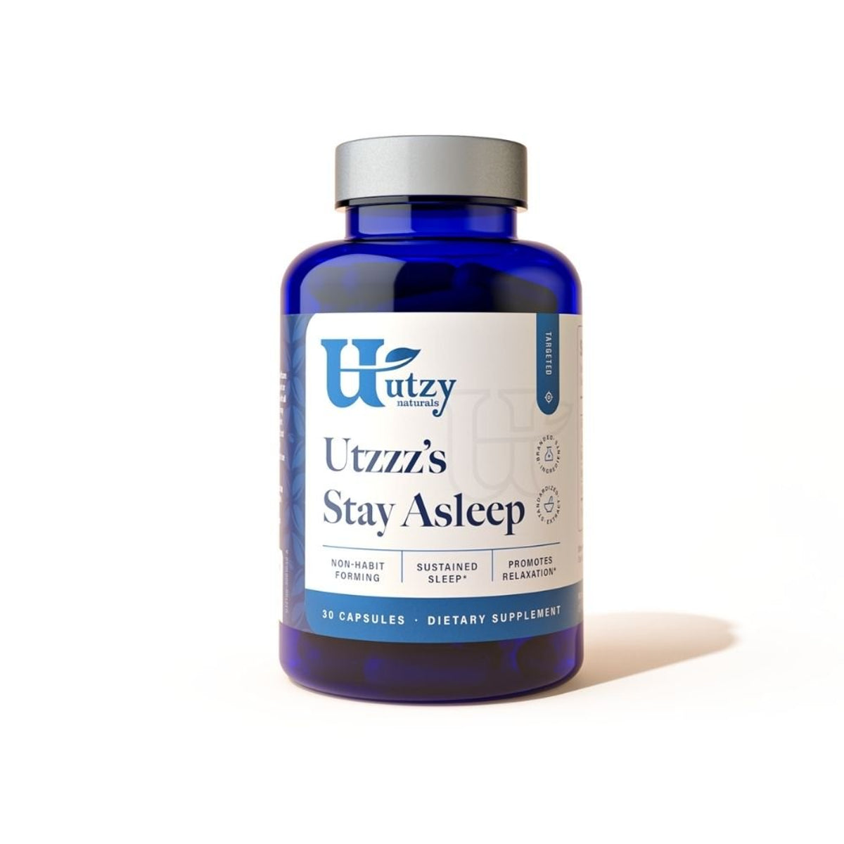 Utzy Naturals Utzzz's Stay Asleep 30 capsule bottle