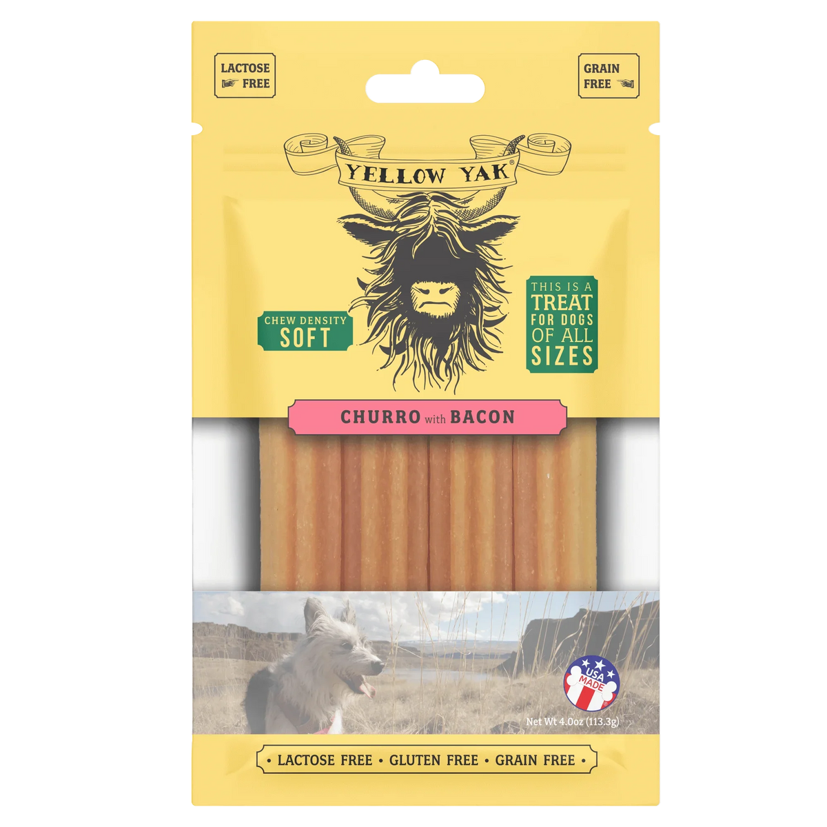 Yellow Yak Churro Bacon