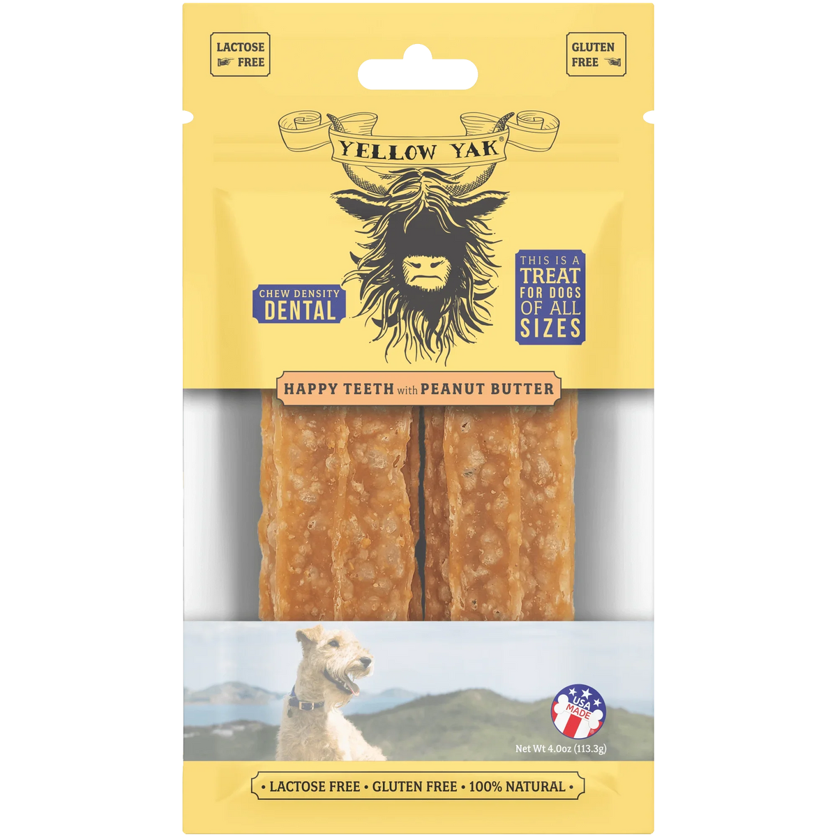 Yellow Yak Dental Happy Teeth with Peanut Butter