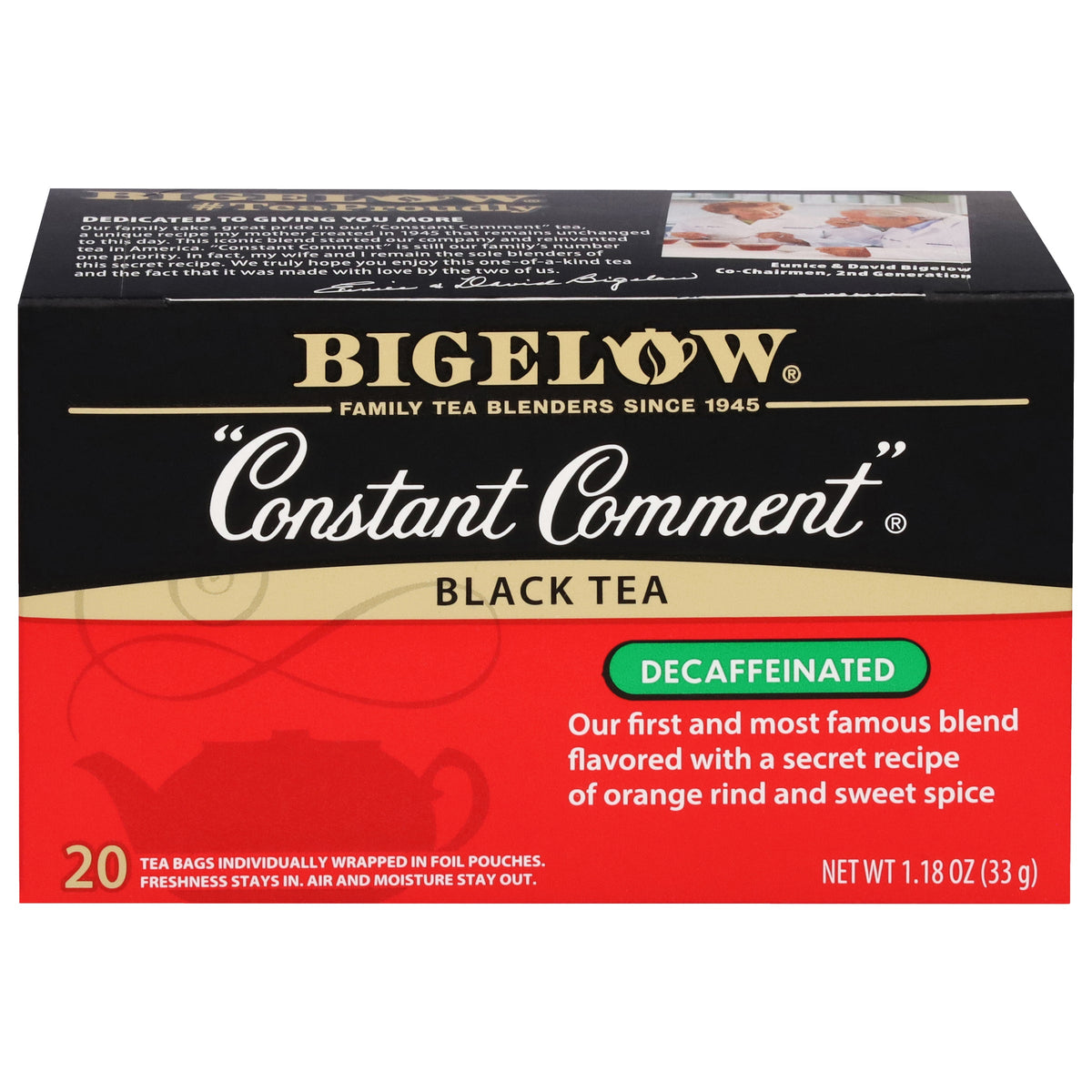 Bigelow Constant Comment Decaf Black Tea