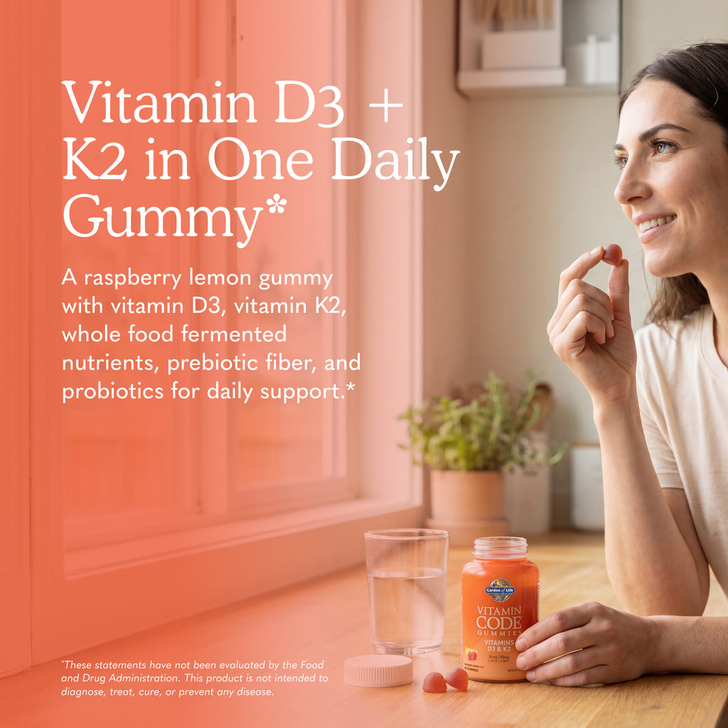 Garden of Life Vitamin Code D3 Plus K2 Gummies - Ingredient Highlight