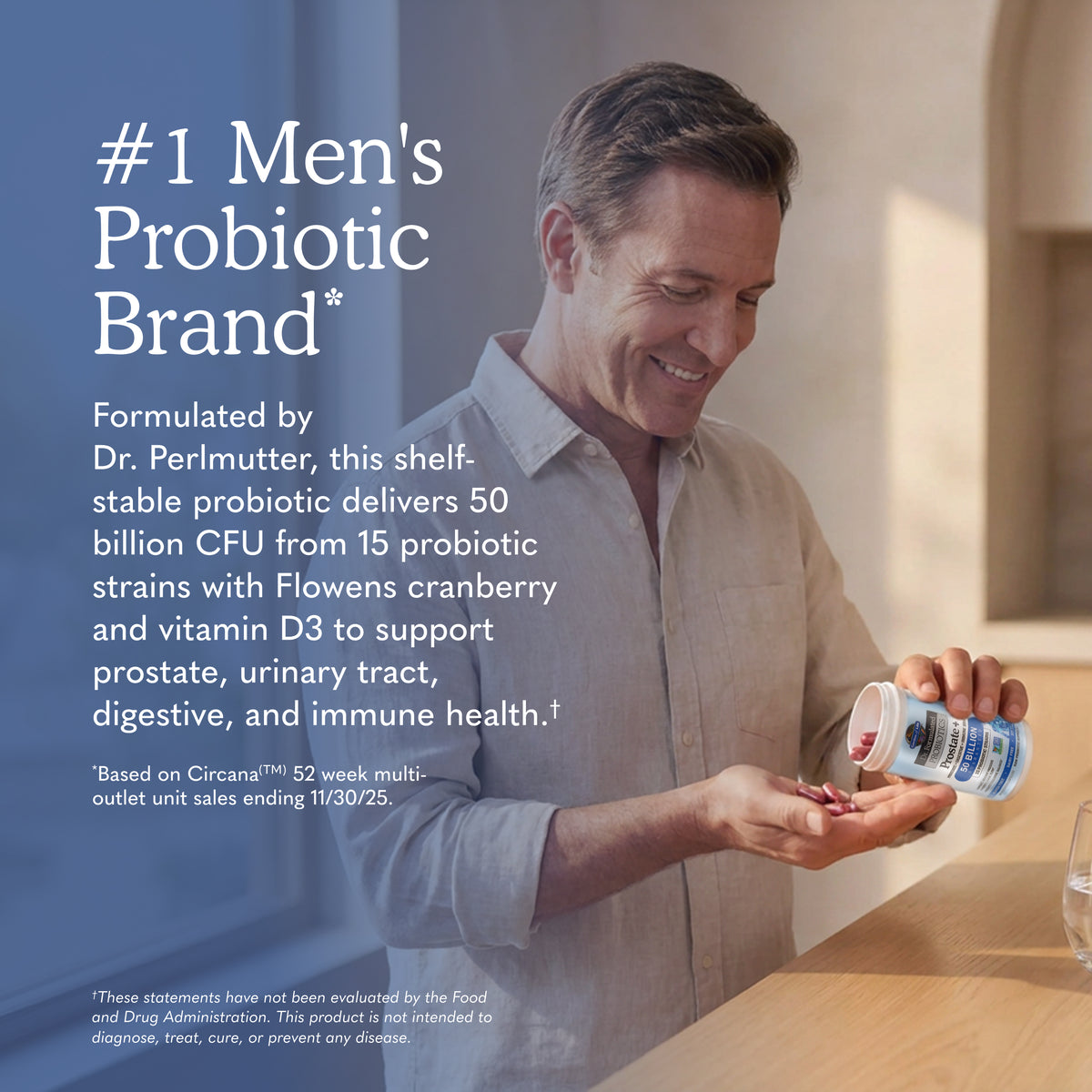 Garden of Life Dr. Formulated Probiotics Prostate+ Shelf-Stable - Ingredient Highlight